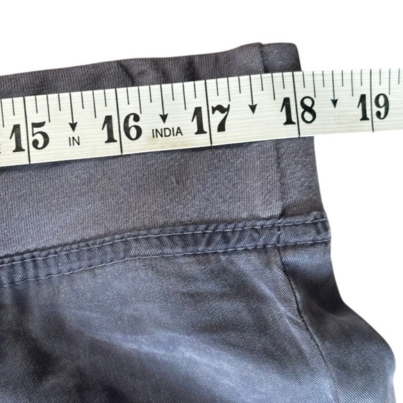 XCVI Washburn Cargo Pants Sz XL Blue Utlilty Lightweight Flare‎ Leg Comfort - Picture 4 of 10